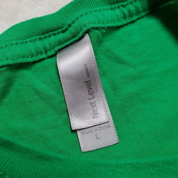 NWOT "I Love Shenanigans" Green Graphic T-Shirt Womens Large 100% Cotton - Picture 9 of 11